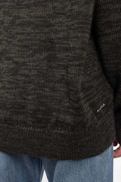 VISVIM Amplus Crew Knit Black| Tops