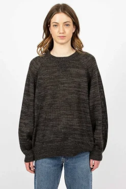 VISVIM Amplus Crew Knit Black| Knitwear