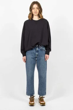VISVIM Amplus Crew L/S Black| Tops