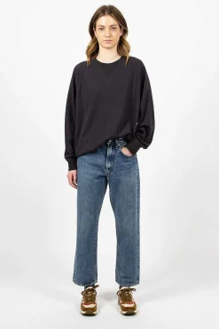 VISVIM Amplus Crew L/S Black| Tops