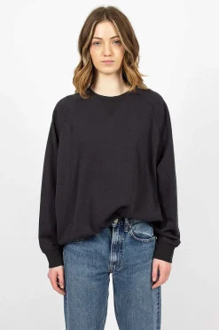 VISVIM Amplus Crew L/S Black| Tops