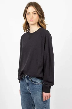 VISVIM Amplus Crew L/S Black| Tops