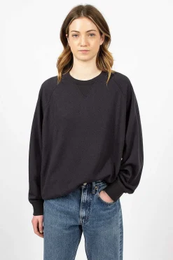 VISVIM Amplus Crew L/S Black| Tops