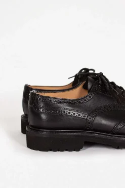 Tricker’s Anne Leather Brogue Black| Shoes