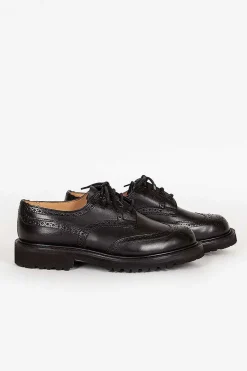 Tricker’s Anne Leather Brogue Black| Shoes