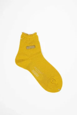 Antipast Anp-120 Chic Tack Socks Yellow| Tights & Socks