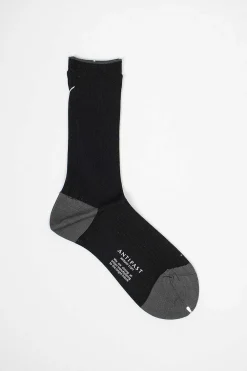 Antipast Anp-121 Rib Socks Black/Grey| Tights & Socks