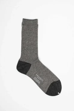 Antipast Anp-121 Rib Socks Grey| Tights & Socks