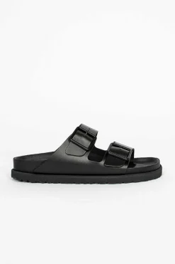 Birkenstock Arizona Nappa Sandal Black| Shoes