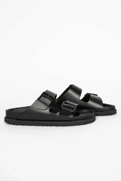Birkenstock Arizona Nappa Sandal Black| Shoes