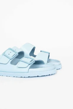 Birkenstock Arizona Nappa Sandal Powder Blue| Shoes