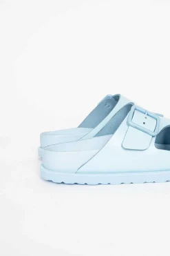 Birkenstock Arizona Nappa Sandal Powder Blue| Shoes