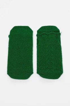 Antipast Au-55 Woven Ankle Socks Green| Tights & Socks