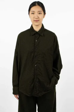 Chez Vidalenc Axl Shirt Dark Khaki| Shirts