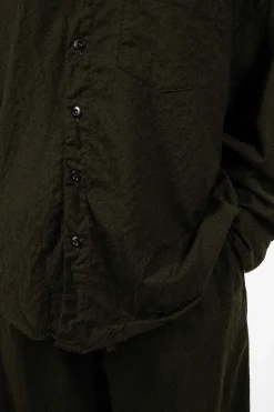 Chez Vidalenc Axl Shirt Dark Khaki| Shirts