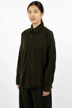 Chez Vidalenc Axl Shirt Dark Khaki| Shirts