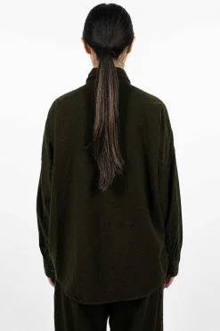 Chez Vidalenc Axl Shirt Dark Khaki| Shirts