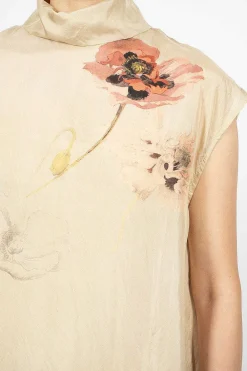 Dries Van Noten Back Button Shirt Ecru| Shirts