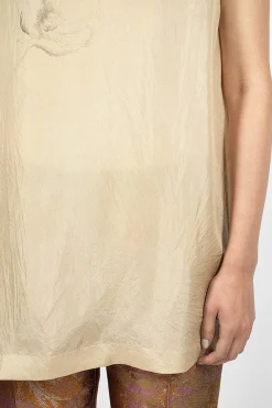Dries Van Noten Back Button Shirt Ecru| Shirts