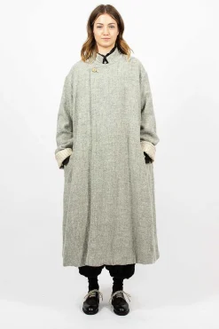 Chez Vidalenc Baikal Coat Light Grey| Outerwear
