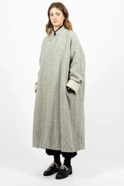 Chez Vidalenc Baikal Coat Light Grey| Outerwear