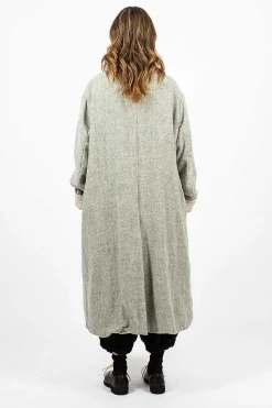 Chez Vidalenc Baikal Coat Light Grey| Outerwear