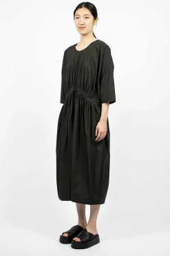 Black Crane Balloon Jumpsuit Shadow| Trousers