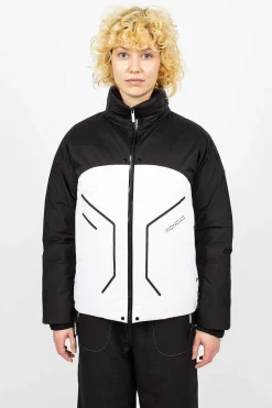 Moncler Barbat Down Jacket Black/White| Outerwear