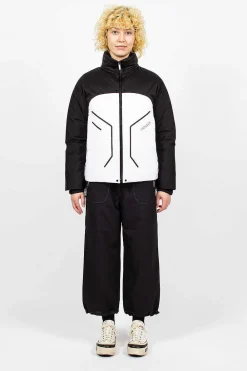 Moncler Barbat Down Jacket Black/White| Outerwear
