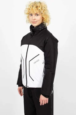 Moncler Barbat Down Jacket Black/White| Outerwear