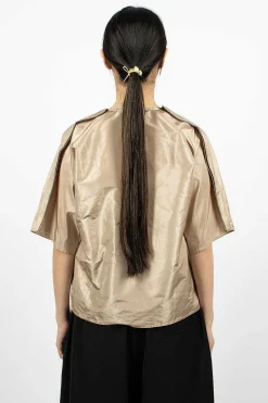 Sofie D'Hoore Basta Silk Top Champagne| Tops