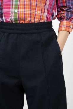 Engineered Garments FWK Bb Shorts Diamond Poly Dark Navy| Trousers
