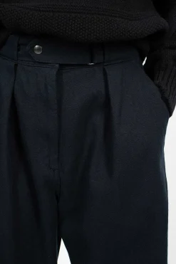 Margaret Howell Belt Adjuster Trouser Ink| Trousers