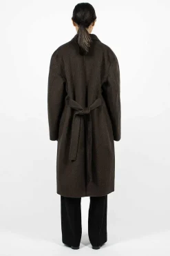 Acne Studios Belted Double Breasted Coat| Outerwear