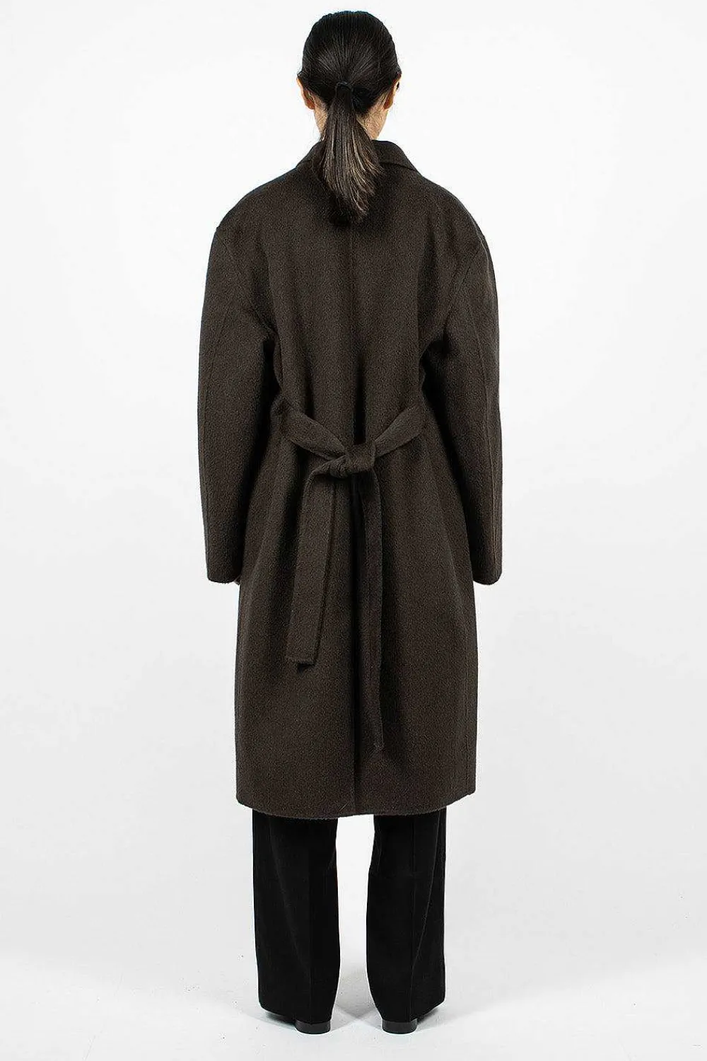 Acne Studios Belted Double Breasted Coat| Outerwear