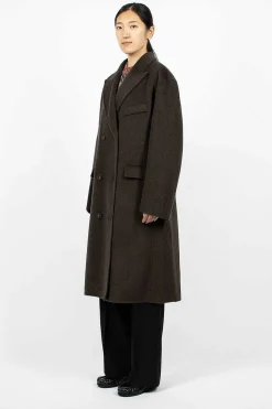 Acne Studios Belted Double Breasted Coat| Outerwear