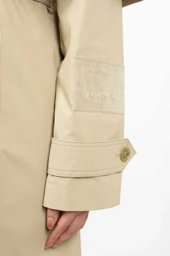 Acne Studios Belted Trench Coat Beige| Outerwear