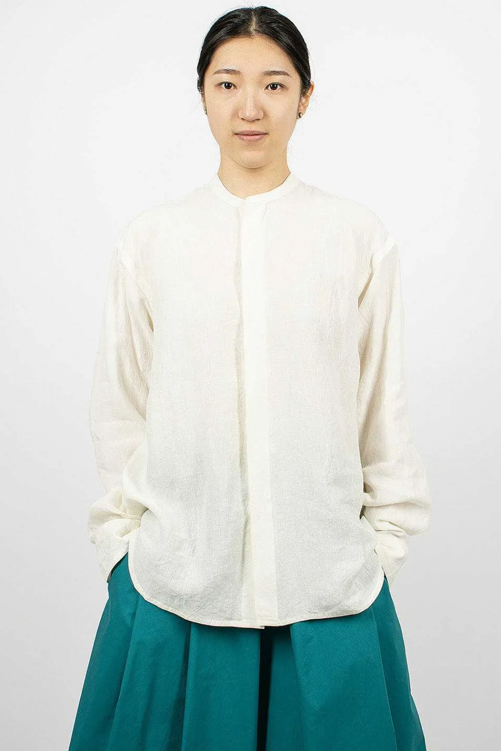 Sofie D'Hoore Benice Linen Shirt Off-White| Shirts