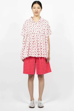 Daniela Gregis Bermuda Shorts Orange/Fuchsia| Trousers