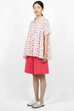 Daniela Gregis Bermuda Shorts Orange/Fuchsia| Trousers