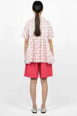 Daniela Gregis Bermuda Shorts Orange/Fuchsia| Trousers
