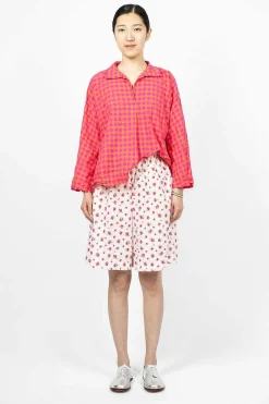 Daniela Gregis Bermuda Shorts Rose/White| Trousers