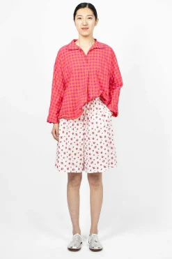 Daniela Gregis Bermuda Shorts Rose/White| Trousers