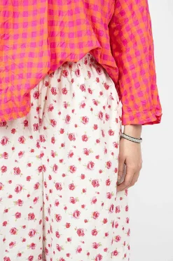 Daniela Gregis Bermuda Shorts Rose/White| Trousers