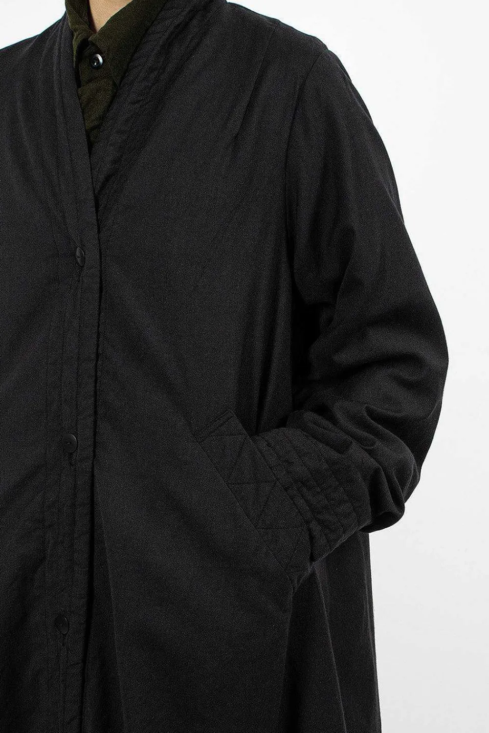 Chez Vidalenc Betty Coat Wool Marl| Outerwear