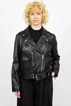 Acne Studios Biker Jacket Black| Outerwear