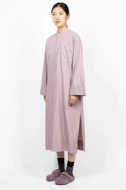 TEKLA Birkenstock 1774 Kaftan Mauve Stripes| Dresses
