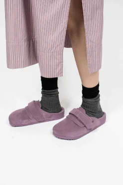 TEKLA Birkenstock 1774 Kaftan Mauve Stripes| Dresses