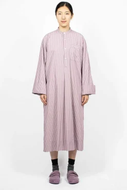 TEKLA Birkenstock 1774 Kaftan Mauve Stripes| Dresses