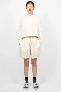 TEKLA Birkenstock 1774 Pyjama Shorts Wheat Stripes| Trousers